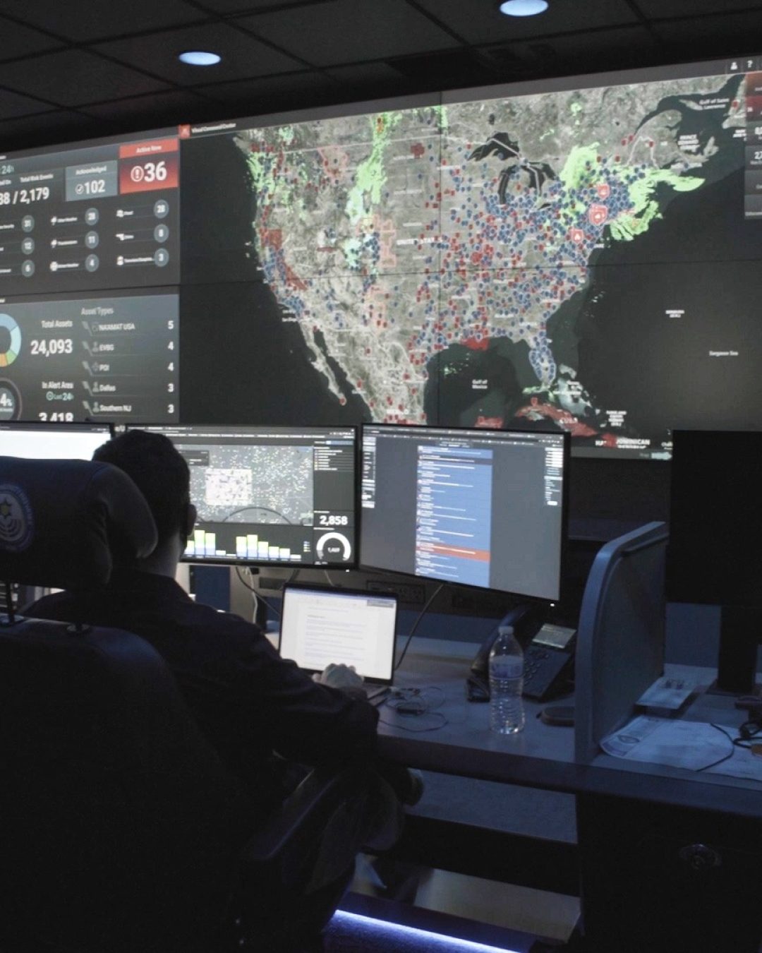 Security systems at work protecting communitites