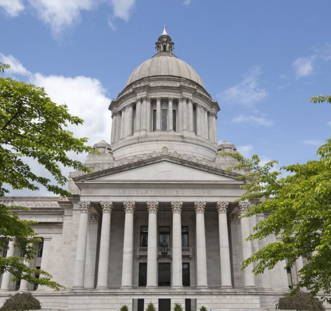 The Washington State Capitol Building in Olympia